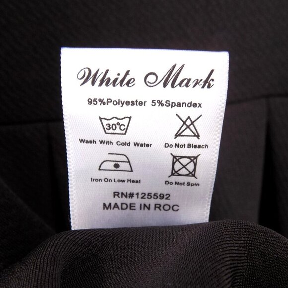 White Mark Fit & Flare sleeveless Dress Size 2XL Black - Picture 5 of 5